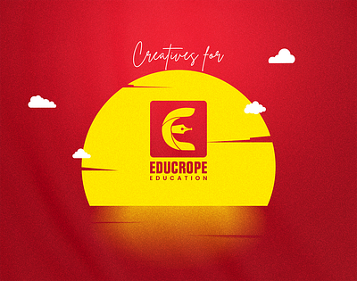 Creatives for Educrope Education branding consultancy creatives design illustrator photomanipulation photoshop social media posts studyabroad