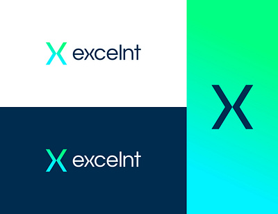 Excelnt - Letter X Logo Design #1 abstract brand identity letter letter x letters logo logo design modern monogram