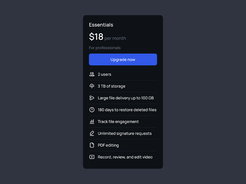 Browse thousands of Pricing images for design inspiration | Dribbble
