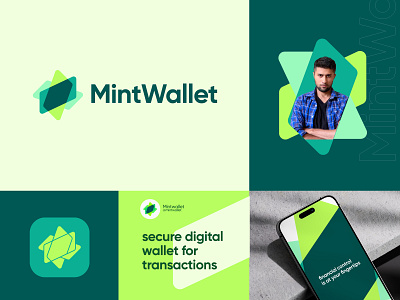 Logo,Wallet, Fintech, Crypto Logo, Mint, Blockchain, M logo brand identity branding crypto logo crypto wallet ecommerce fintech logo letter logo logo logodesign m logo mint logo modern logo overlap payment baking finance symbol token wallet logo web3