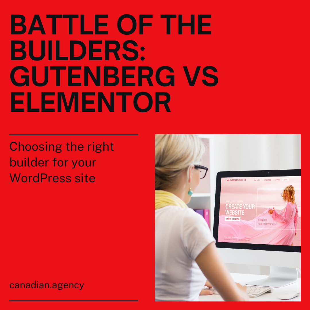 Gutenberg Vs Elementor By Canadian Software Agency Inc. On Dribbble