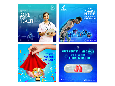 Social Media - Medical Kit 2 banner graphic design trends medical banner poster design social media trends trends2024