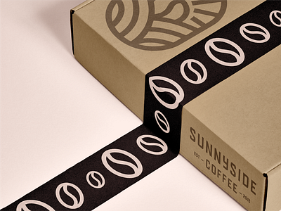 SUNNYSIDE - Logo Design Concept beans brand brand design brand identity brand system branding chocolate coffee shop design graphic design illustration logo logo design minimalist modern packaging sun vector visual guidelines visual identity