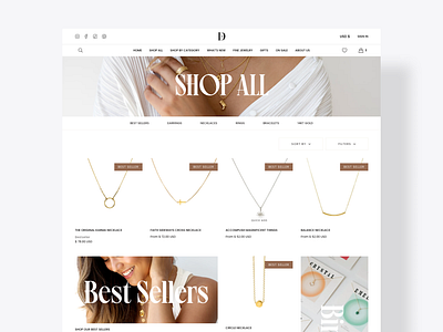 Ecommerce Collection Page agency branding california clean collection custom theme design e commerce ecomm ecommerce mattered minimal pdp plp product page shop shop all shopify ui