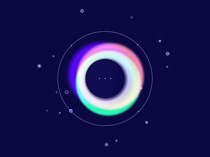 Take a deep breath animation motion graphics ui