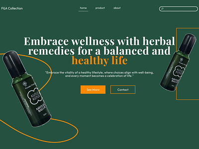 F&A Collection Catalog Product Design design green ui ux