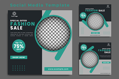 Social Media Template Vol 33 branding design graphic design illustration line logo typography ui ux vector