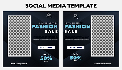 Social Media Template Vol 34 3d animation branding design graphic design illustration line logo motion graphics typography ui ux vector