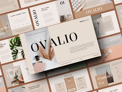 Ovalio-Aesthetic Presentation Template aesthetic