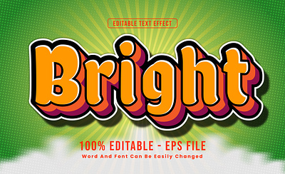 Editable Text Effect 3 3d animation branding design graphic design illustration line logo typography ui ux vector