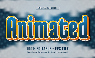 Editable Text Effect 9 branding design graphic design illustration line logo typography ui ux vector