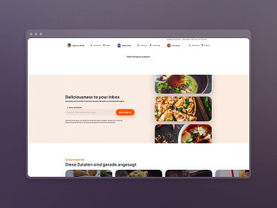 Delicat Recipes app brand cooking design digital explore food germany kitchen launch munich recipes startup studio web