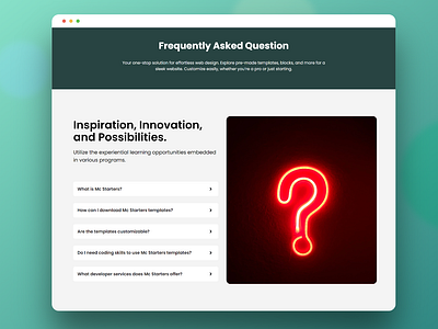 FAQ Elementor Templates Page 06 branding elementor elementor template faq faq elementor mc design mc starter mc template template ui ux web design