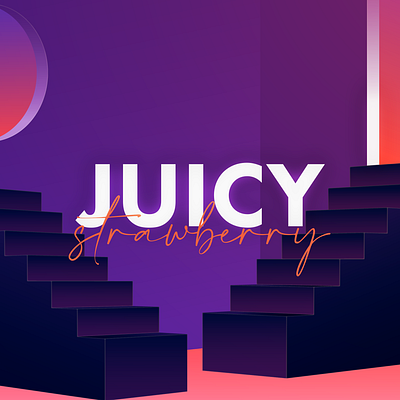 Juicy Strawberry 2d animation animation course creative juicy motion graphics softuni strawberry vector animation