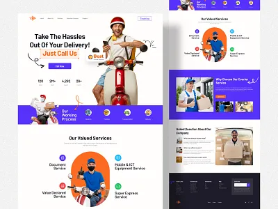 Food Delivery Website animation branding delivery delivery landing page delivery website design food food delivery food landing page graphic design mobile ui motion graphics online delivery online food delivery ui ux website website design