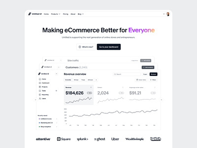 Online store platform — Untitled UI figma landing page marketing site minimal minimalism product design ui design user interface web design website design