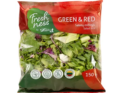 Package design for salad graphic design package design