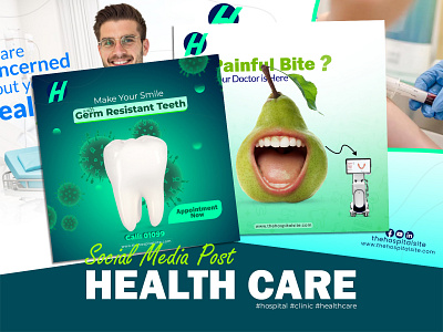 Bringing Healthcare to Life: Eye-Catching Social Media Designs brandawareness dental dentalcare dentalhumor digitalmarketing graphic design healthcare hospital illustration marketing patientengagemen piimarketers socialmedia teethtreatment teethwhitening