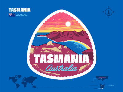 Tasmania · Australia illustration