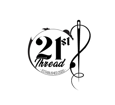 Logo Rebranding For 21st Thread A clothing line brand identity branding design fashion graphic design illustration logo logo design