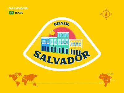 Salvador de Bahía · Brazil illustration