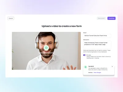 Form flow creator animation builder clean editing figma flow form grid interface motion graphics planer product revelforms revelforms.com revelformscom ui web
