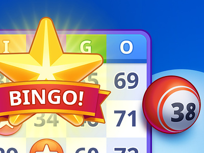 Bingo game illustrations balls bingo colorful colors game icons illustrations ui