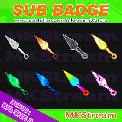 Twitch sub badges ninja naruto kunai pack animated emotes anime design emotes illustration kunai kunai sub badges naruto naruto sub badges ninja ninja sub badges shuriken sub badge sub badges twitch sub badges weapon