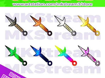 Twitch sub badges minato namikaze yondaime kunai pack animated emotes anime design emotes illustration kunai kunai sub badges minato minato kunai minato sub badges namikaze naruto naruto sub badges shuriken sub badge sub badges twitch sub badges weapon sub badges yondaime