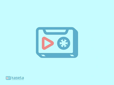 Kaseta Digital Unused logo proposal bosnia branding brcko cassette design digital digital platform distribution kaseta logo logodesign logodesigner mark music logo play record label spotify symbol unused logo youtube