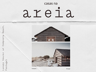 Casas na Areia Landing Page Redesign branding casestudy design figma landingpage redesign ui ux uxdesign website