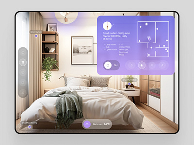 Smart Home Tablet App app design control center dashboard home home automation house innovation ipad monitoring remote control smart devices smart home smart home app smart house tablet app ui