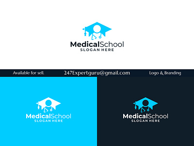 College graduation cap campus education logo design 3d animation branding graphic design logo motion graphics vector logo design