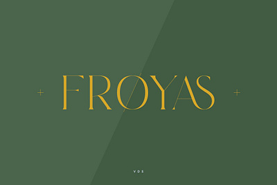 Froyas Font branding clean elegant feminine font minimalist modern serif signature