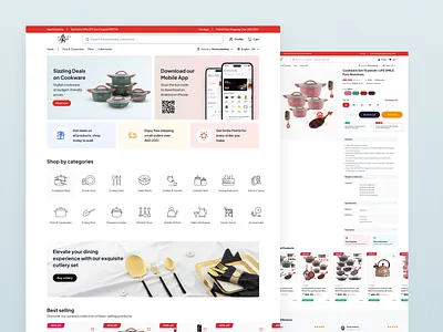 Elevate Your Kitchen with Lifesmile: Cookware Designed for you branding cookware cookware brand lifesmile ui ux web design website