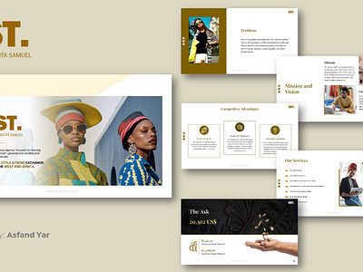 EST - Luxurious Fashion Brand investment deck investor pitch deck pitch deck powerpoint pitch deck powerpoint presentation seed round deck