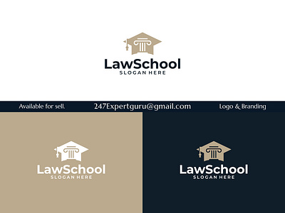 College graduate cap campus education logo design and law animation graphic design motion graphics real estate logo