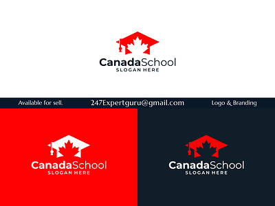 College graduate cap campus education logo design and maple 3d animation graphic design logo motion graphics real estate logo ui