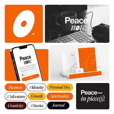 Peace Note Visual identity africa artificial intelligence branding graphic design newsletter peacenote ui visual identity