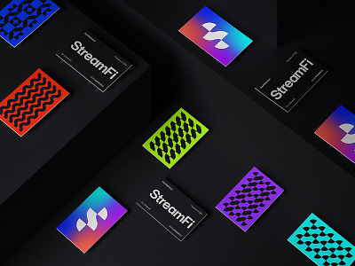 StreamFi Visual Identity branding business cards corporate design download identity iphone logo mockup mockups psd stationery template typography