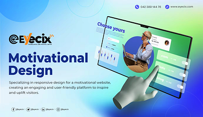 Motivational Design 3d animation branding graphic design logo motion graphics ui