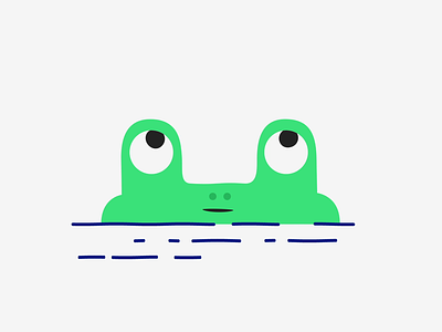 Frog animation animation motion graphics