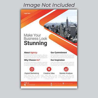 Professional Business Flyer Design abstract branding brochure business corporate design flyer graphic design illustration leaflet minimal modern professional simple trend ui vector