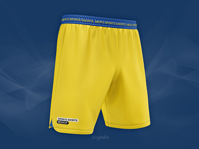 Men's Sports Shorts Mockup apparel template mockup psd mockup shorts