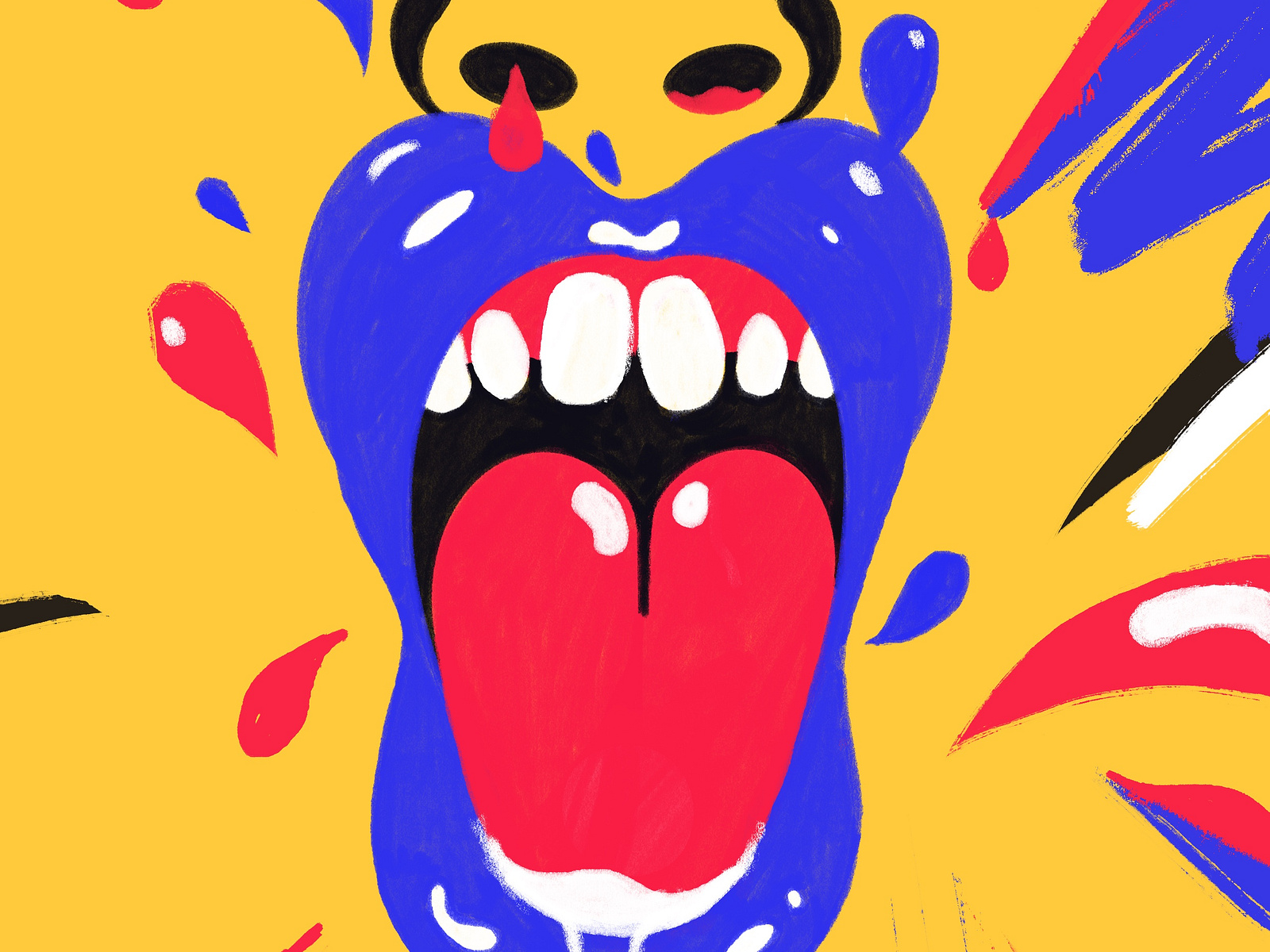 scream-by-arunas-kacinskas-on-dribbble