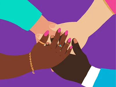 Client Project - Logo design & social media assets adobe creative cloud branding canva diverse gender gender awareness illustration illustrator inclusivity logo design procreate social media