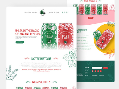Drinks & Beverages eCommerce | Landing Page Design beverages dribbble dribbble protfolio drinks ecommerce ecommerce landing page landing page landingfolio syed ashir chowdhery ui