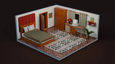 Room update 3D 3d animation motion graphics