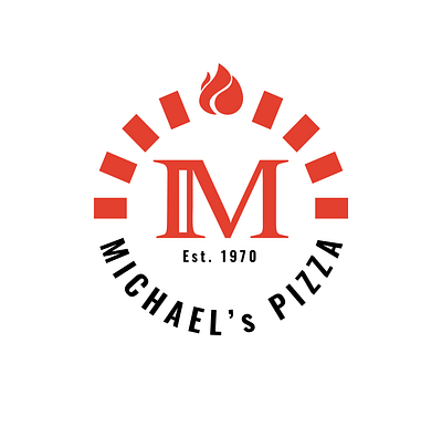 Michael's Pizza Logo & Branding Guide animation brand identity branding design graphic design logo motion graphics pizza restaurant vector visual identity