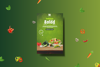 Food Flyer creative graphic design modern professional